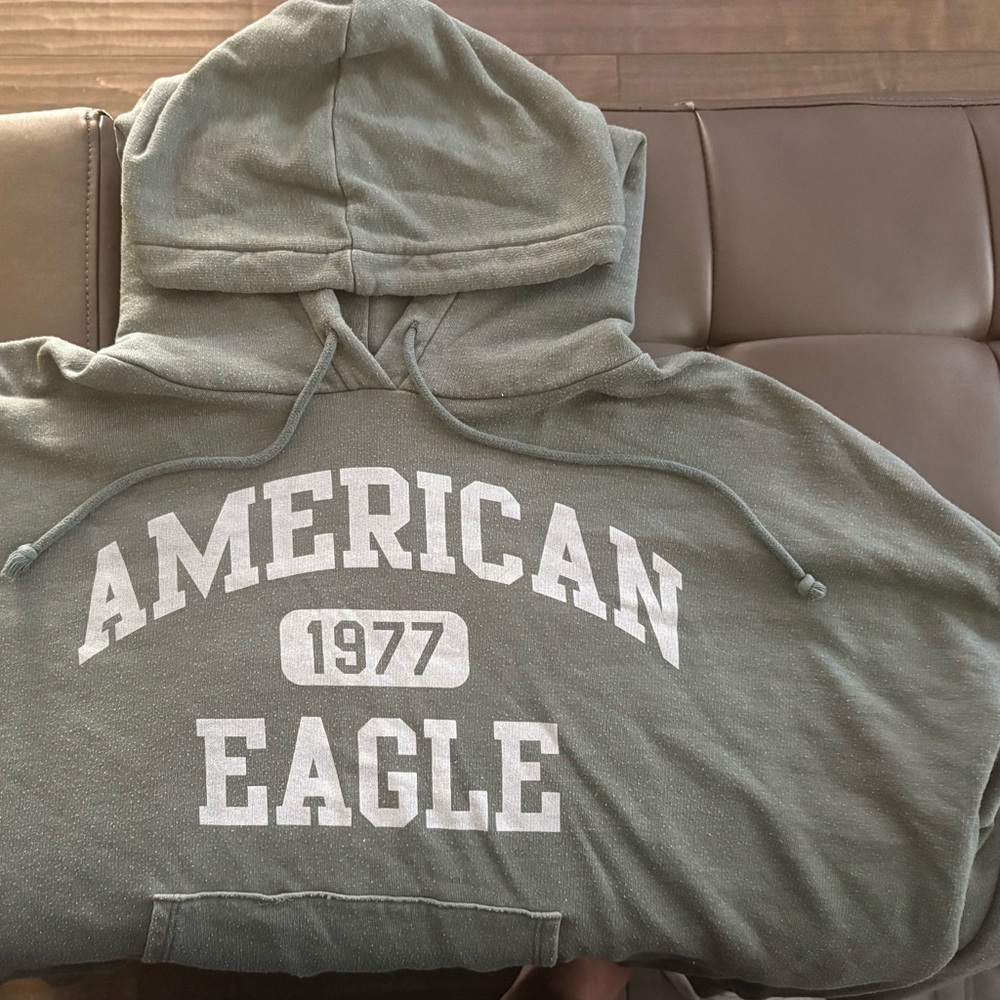 American Eagle Outfitters Green Hoodie